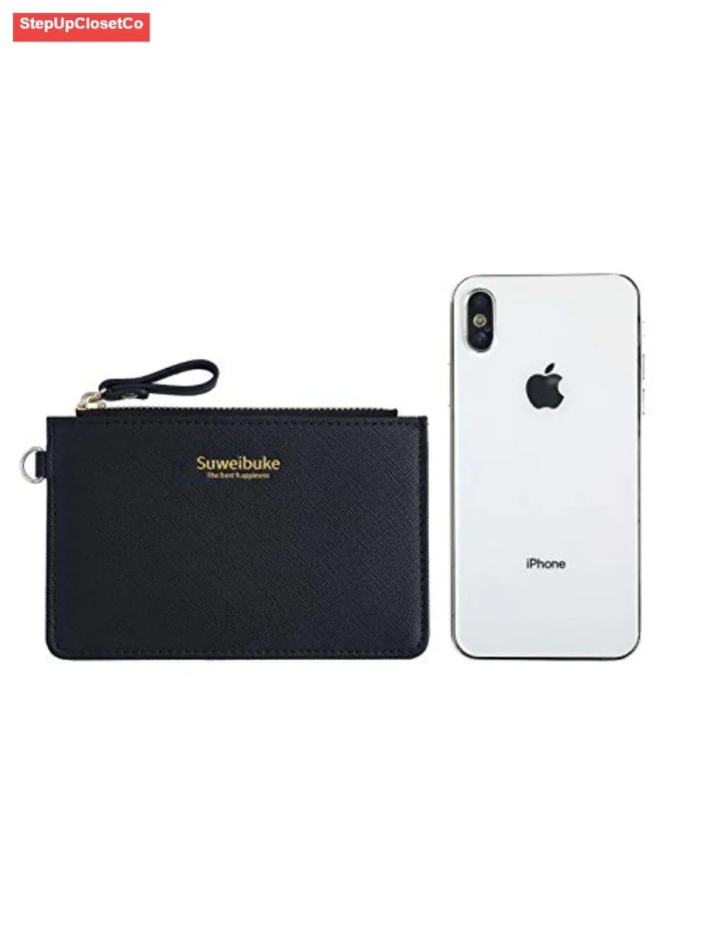 Women Slim RFID Card Holder Wristlet Zip ID Case Wallet Leather Coin Purse